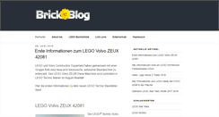 Desktop Screenshot of brick-blog.de